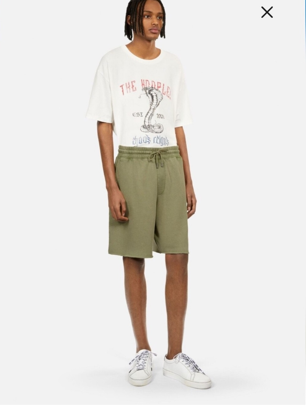 The Kooples Men’s Green Cotton shorts NWT MEDIUM